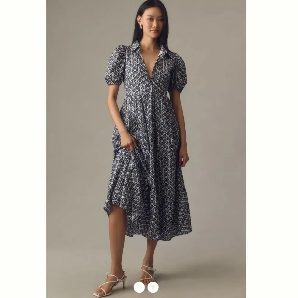 english factory shirt midi dress English Factory